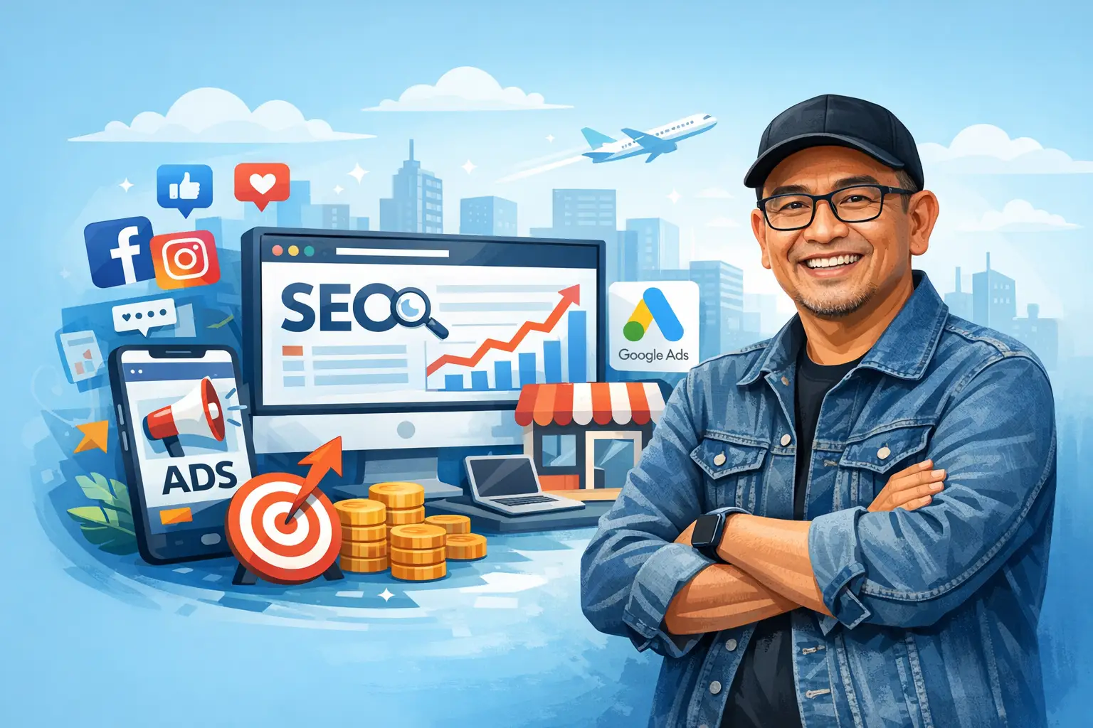 Jasa digital marketing SEO Google Ads website bisnis online